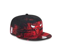 New Era Chicago Bulls Tip Off Kappe NBA 9Fifty, verstellbar, Unisex, Schwarz, Einheitsgröße