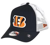 New Era Cincinnati Bengals NFL White Mesh Trucker 9Forty A-Frame Trucker Cap - One-Size