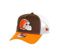 New Era Cleveland Browns NFL Two Tone Braun Orange Verstellbare 9Forty A-Frame Trucker Cap - One-Size