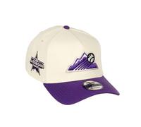 New Era Colorado Rockies MLB All-Star Game 2021 Sidepatch Chrome Purple 9Forty A-Frame Snapback Cap - One-Size