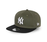 New Era Colour Block 9Fifty Kinder Snapback Cap NY Yankees Khaki Schwarz, Size:Youth