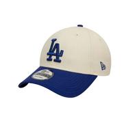 Los Angeles Dodgers New Era Colour Block 9FORTY MLB Cap Beige - ONE SIZE