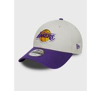New Era Colour Block 9Forty Adjustable Cap LA Lakers Beige Lila, Size:OneSize