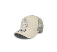 New Era 9Forty Trucker Cord MLB Los Angeles Dodgers Trucker Baseballkappe für Erwachsene, Hellbeige