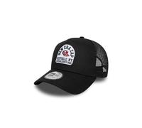 New Era Cotton Patch Trucker Adjustable Cap NE Logo Schwarz, Size:OneSize