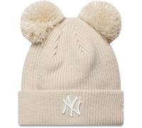 New Era Damen Double Bobble Wintermütze NY Yankees beige