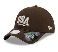 New Era Damen Female Repreve Usa 9Twenty Baseballkappe, Brown, Einheitsgröße