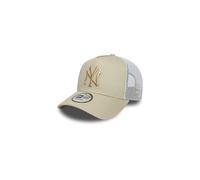 New Era Trucker-Kappe A-Frame – New York Yankees – Stone Beige – One Size