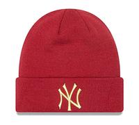 New Era Damen Wintermütze - METALLIC New York Yankees rot