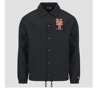 New-Era Damenmantel MLB COACHES JACKET NEW YORK METS in Schwarz EU L