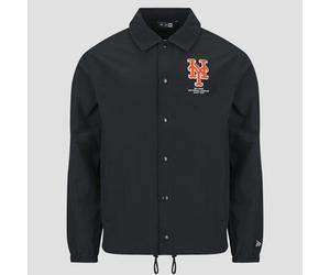 New-Era Damenmantel MLB COACHES JACKET NEW YORK METS in Schwarz EU M