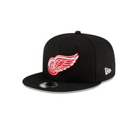 New Era Detroit Red Wings NHL Injection Schwarz Verstellbare 9Fifty Snapback Cap - One-Size