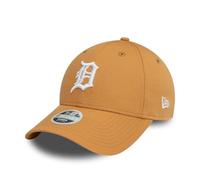 New Era Detroit Tigers Damenkappe verstellbar gebogener Schirm Sommer Teamlogo MLB Baseball Cap Mädchen beige - One-Size