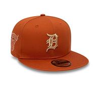 New Era Detroit Tigers MLB Side Patch Brown 9Fifty Snaback Cap - S-M (6 3/8-7 1/4)