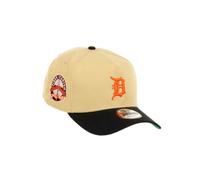 New Era Detroit Tigers MLB Tiger Stadium Sidepatch Vegas Gold Black 9Forty A-Frame Snapback Cap - One-Size