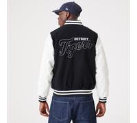 New Era Detroit Tigers MLB Wordmark Schwarze Varsity Jacke 60301349 - Gr. (XS-XXXL) - M