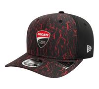 New Era DUCATI MOTOR CRINKLE AOP 9FIFTY Schildmütze, schwarz, größe M/L