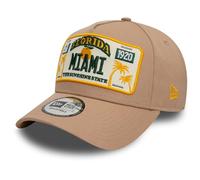 NEW ERA Miami License Plate 9FORTY A-Frame Cap sand STK