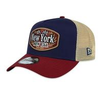 New Era E-Frame Trucker Cap - Motorsport Racing Navy