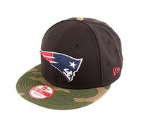 New Era EMEA 9Fifty Snapback NEW England Patriots Schwarz Camouflage, Size:M/L