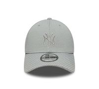 New Era Erwachsene 39Thirty Stretch Mesh MLB New York Yankees Baseballmütze Grau Größe S/M