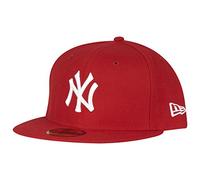 New Era New York Yankees MLB Basic Red 59Fifty Basecap - 7 3/8-59cm (L)