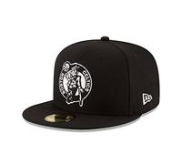 New Era Erwachsene Herren NBA Black and White 59FIFTY Fitted Cap, Schwarz, 7 1/4