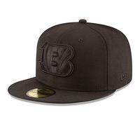 New Era Erwachsene Herren NFL Schwarz 59 Fifty Fitted Cap, 59FIFTY, schwarz, 7 1/8"