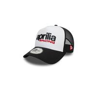 New Era Essential EF Trucker Adjustable Cap Aprilia Racing Weiß Schwarz, Size:OneSize