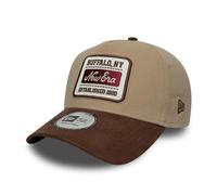 New Era Trucker Kappe NE Patch Suede E-Frame Herren Hellbeige