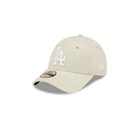New Era Fan Kappe Kinder Los Angeles Dodgers MLB Teamlogo League Essential Beige 9Forty verstellbar - Child