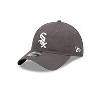 New Era Fan Kappe verstellbar Grau weiß Teamlogo Chicago White Sox MLB 9Twenty Casual Classics Cap - One-Size
