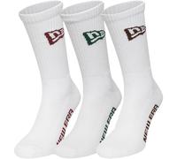 New Era FLAG CREW SOCK 3PK | weiß | Herren|Damen|Kinder | 39-42 | 60684240 39-42