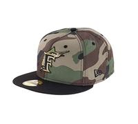 New Era Florida Marlins MLB Two Tone Camo Olive 59Fifty Basecap - 7 5/8-61cm (XL)