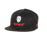 New Era Freitag der 13. Jason Maske Schwarz Rot 59Fifty Basecap - 7-38