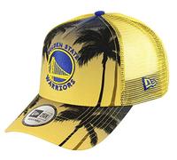 New Era Golden State Warriors NBA Palm Tree A-Frame Trucker Cap - One-Size