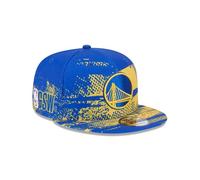 New Era Golden State Warriors Tip Off NBA 9Fifty Adjustable Unisex Cap, Gelb, Einheitsgröße