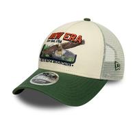 New Era Mesh Trucker Cap Outdoor Blue Ridge Mountains beige