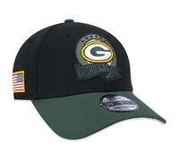 New Era Green Bay Packers NFL Salute to Service 2022 Black Green 39Thirty Stretch Cap - S-M (6 3/8-7 1/4)