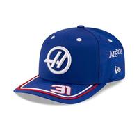 New Era Haas F1 Team - Offizielle 2025 Merchandise - Esteban Ocon Drivers Special Edition Silverstone Baseball Cap - Blau, blau, Einheitsgröße