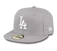 Los Angeles Dodgers League Essential 59fifty Cap - la-59fifty-grey-white / 7 3/8