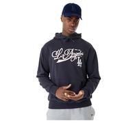 New Era Herren MLB Retro Grphc Os Hoody Losdod Nvywhi Los Angeles Dodgers Kapuzenpullover