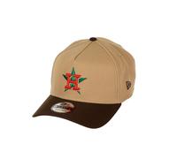 New Era Houston Astros MLB Two Tone Camel Walnut 9Forty A-Frame Snapback Cap - One-Size