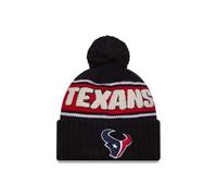 New Era Houston Texans NFL 2024 Sideline Sport Knit Blau Bommelmütze - One-Size