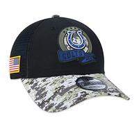New Era Indianapolis Colts NFL Salute to Service 2022 Black 9Forty Snapback Cap - One-Size