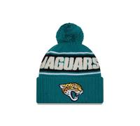 New Era Jacksonville Jaguars NFL 2024 Sideline Sport Knit Blau Bommelmütze - One-Size