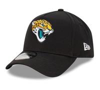 New Era Jacksonville Jaguars NFL Evergreen Schwarz Verstellbare 9Forty A-Frame Cap - One-Size