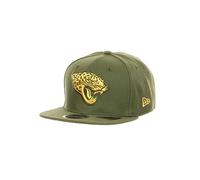 New Era Jacksonville Jaguars NFL Rifle Green 9Fifty Original Fit Snapback Cap - One-Size
