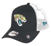 New Era Jacksonville Jaguars NFL White Mesh Trucker 9Forty A-Frame Trucker Cap - One-Size