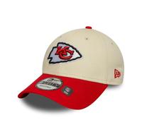 New Era Kansas City Chiefs NFL 9Forty Contrast Visor Cap Beige - One-Size